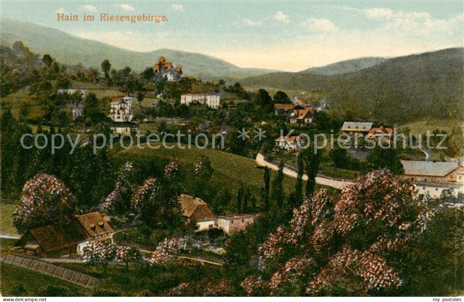 73819294 Hain  Giersdorf Riesengebirge Podgorzy PL Panorama  - Pologne