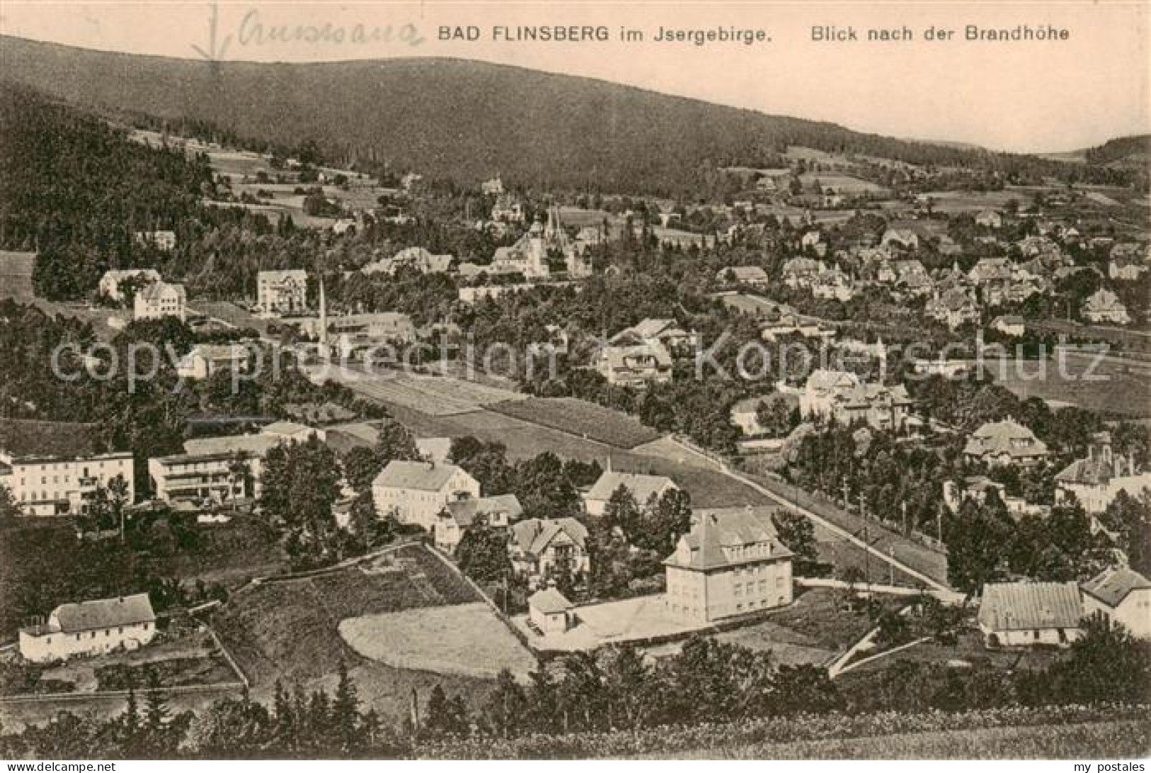 73819289 Bad Flinsberg Swieradow Zdroj PL Blick Nach Der Brandhoehe  - Pologne