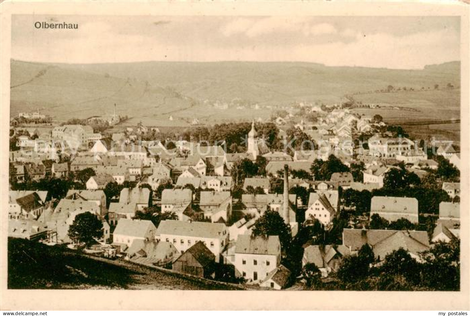 73819286 Olbernhau Erzgebirge Panorama Olbernhau Erzgebirge - Olbernhau