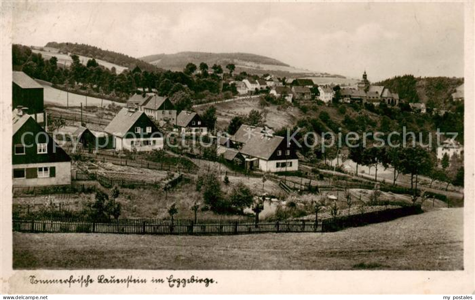 73819282 Lauenstein Erzgebirge Panorama Lauenstein Erzgebirge - Geising
