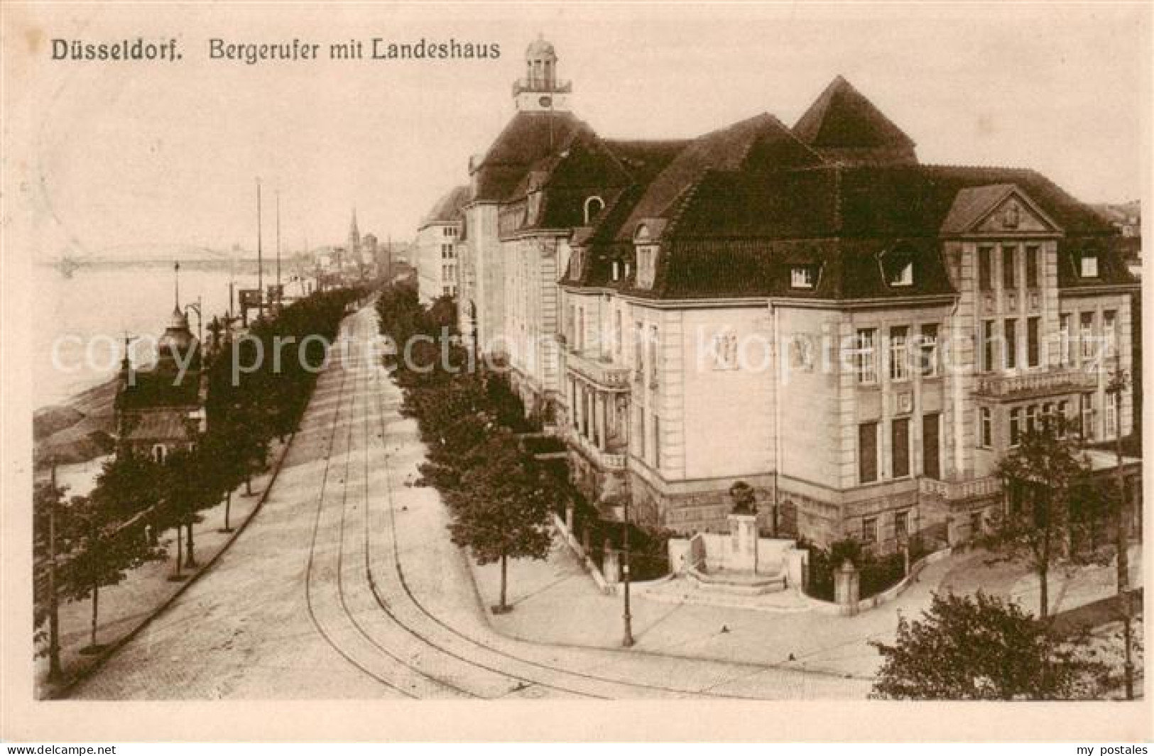 73819251 Duesseldorf Bergerufer Mit Landeshaus Duesseldorf - Düsseldorf