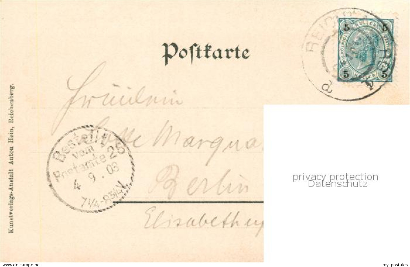 73819242 Reichenberg Liberec Boehmen Heinrichswarte  - Czech Republic