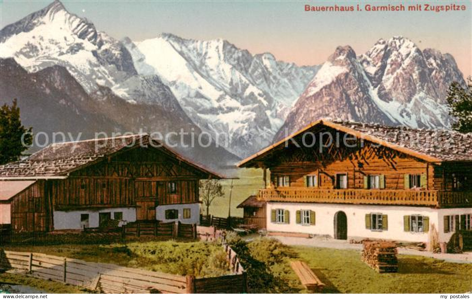 73819235 Garmisch-Partenkirchen Bauernhaus Mit Zugspitze Garmisch-Partenkirchen - Garmisch-Partenkirchen