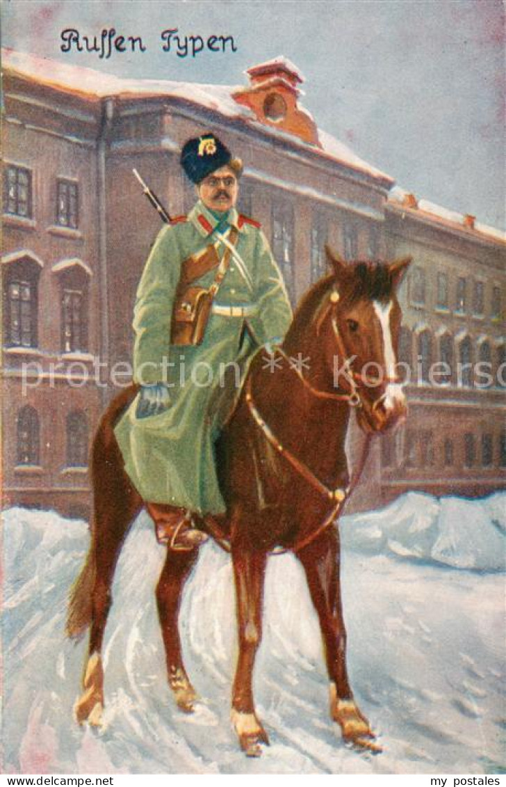 73819163 Russland  Russia RU Russischer Offizier Zu Pferd  - Russia