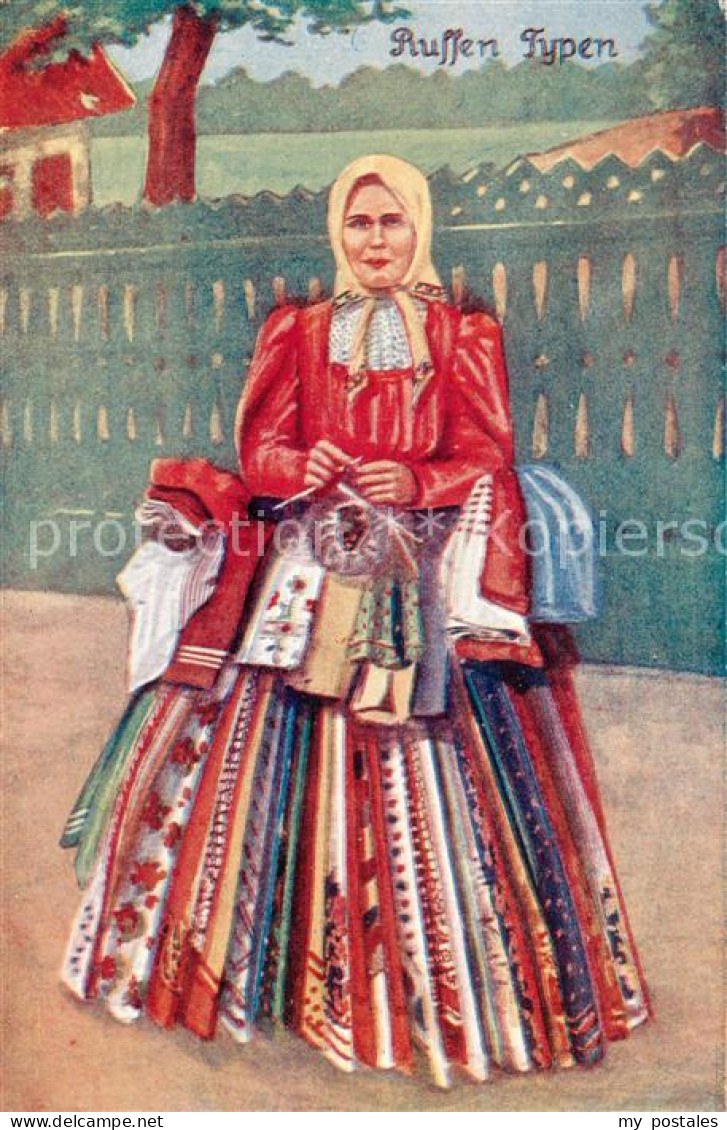 73819161 Russland  Russia RU Russin In Tracht  - Rusland