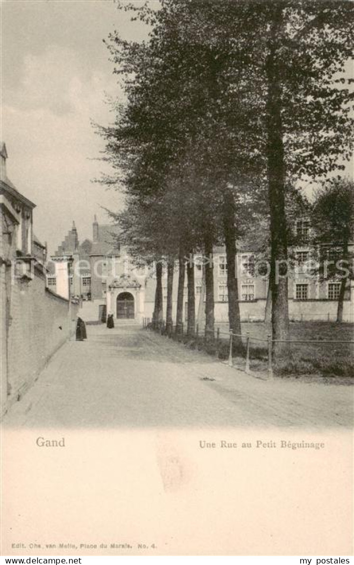 73819153 Gand Belgien Une Rue Au Petit Beguinage Gand Belgien - Andere & Zonder Classificatie