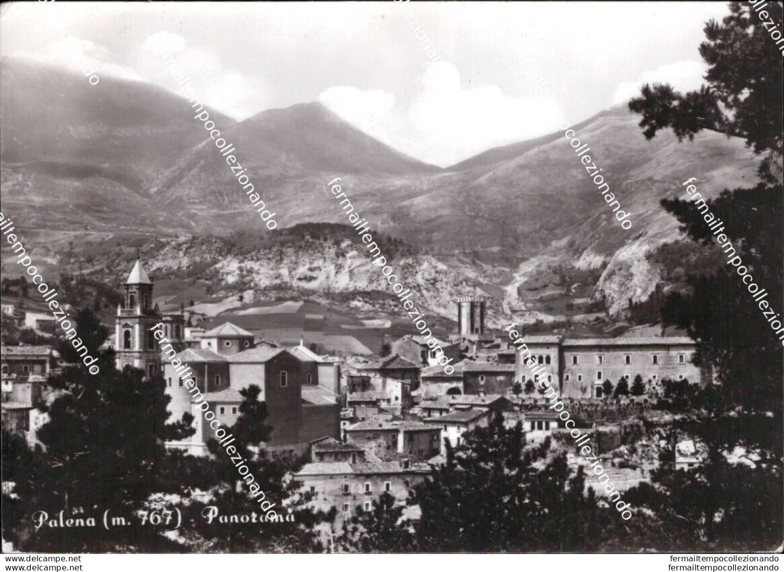 Aq620 Cartolina Palena Panorama Provincia Di Chieti Abruzzo - Chieti