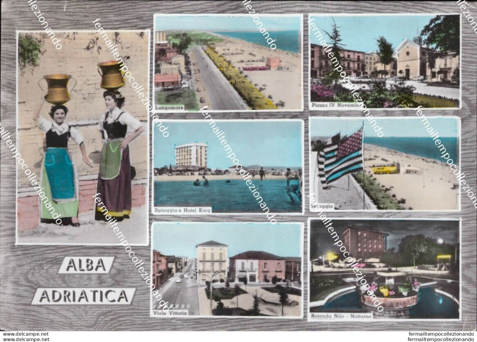 Aq630 Cartolina Alba Adriatica Provincia Di Teramo Abruzzo - Teramo