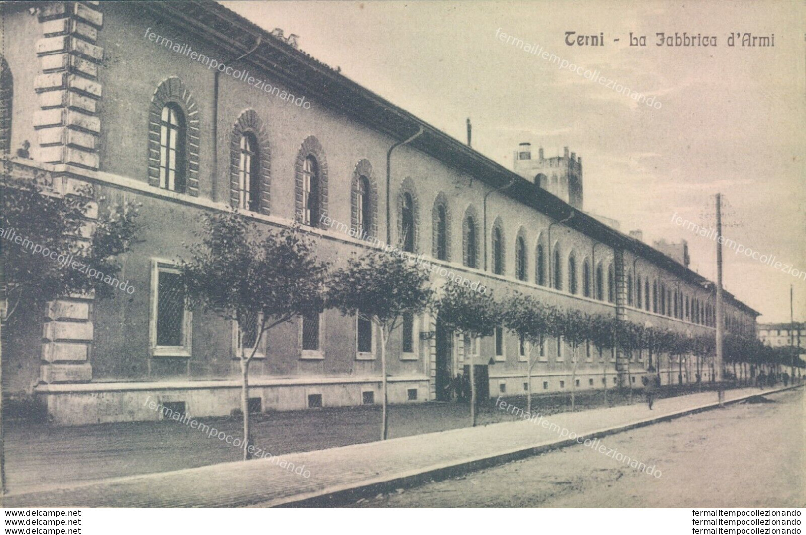 U14 Cartolina Terni Citta' La Fabbrica D'armi 1924 - Terni