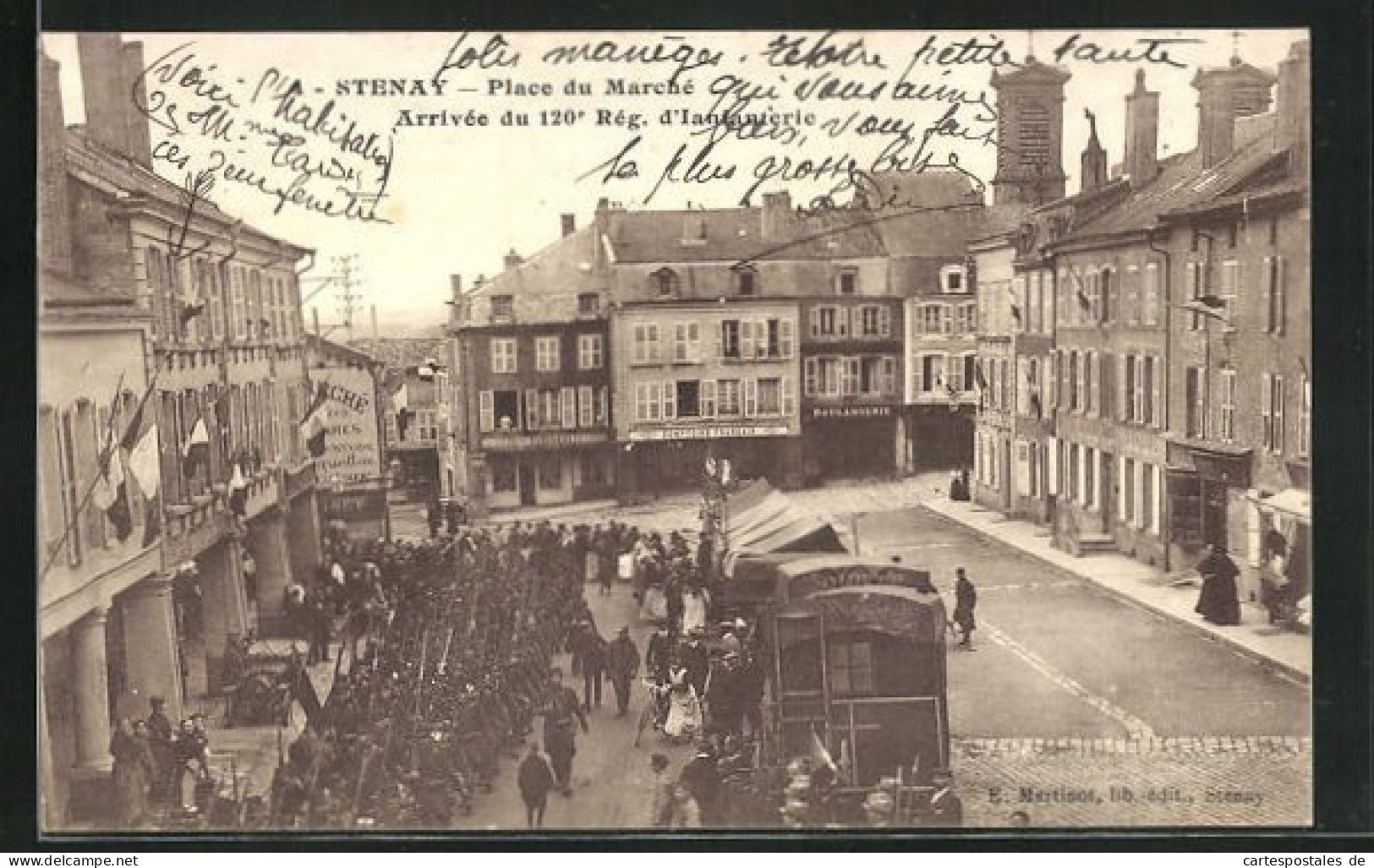 CPA Stenay, Place Du Marchè  - Stenay