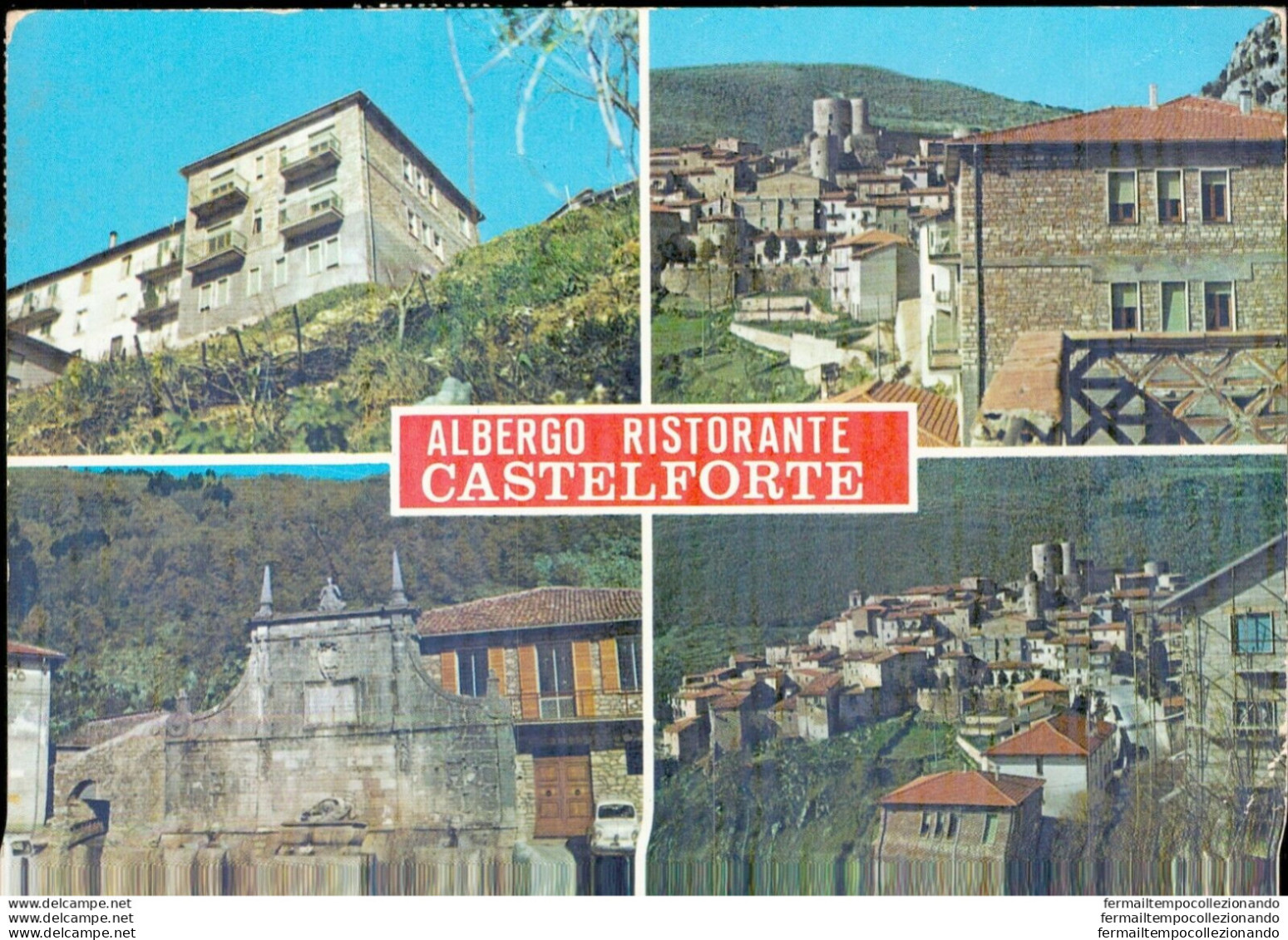 Al126 Cartolina Polino Albergo Ristorante Castelforte Provincia Di Terni - Terni