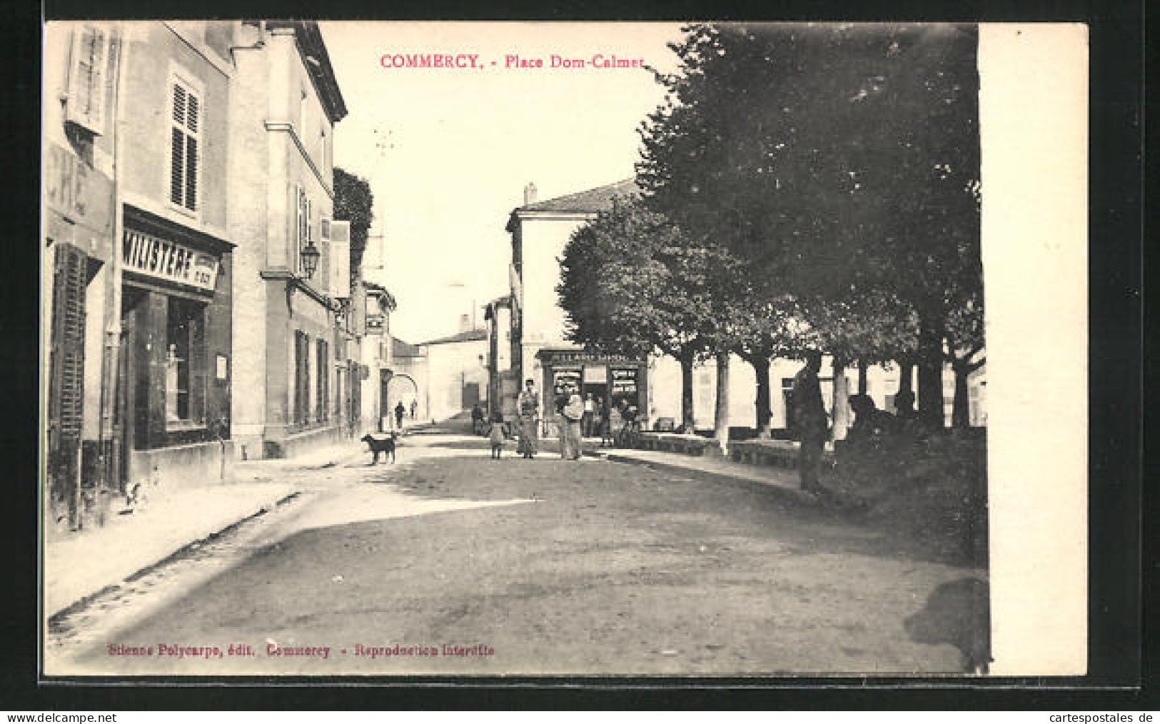 CPA Commercy, Place Dom Calmet, Ladengeschäfte  - Commercy