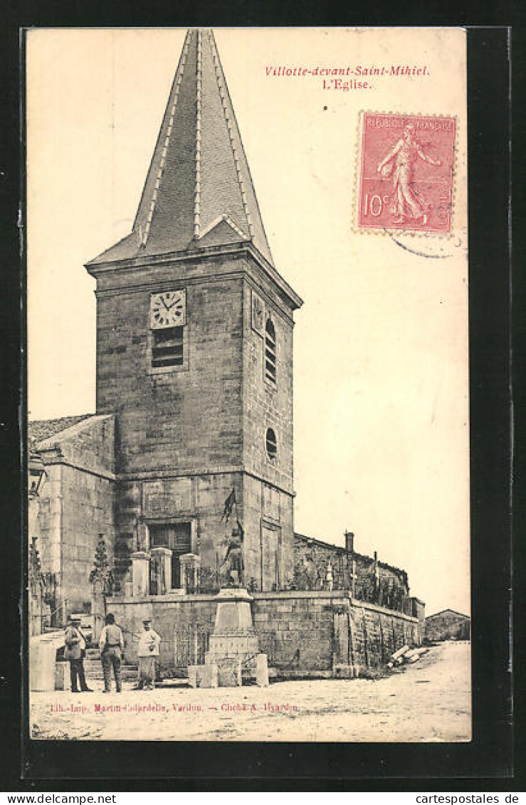 CPA Villotte-devant-Saint-Mihiel, L'Eglise  - Saint Mihiel