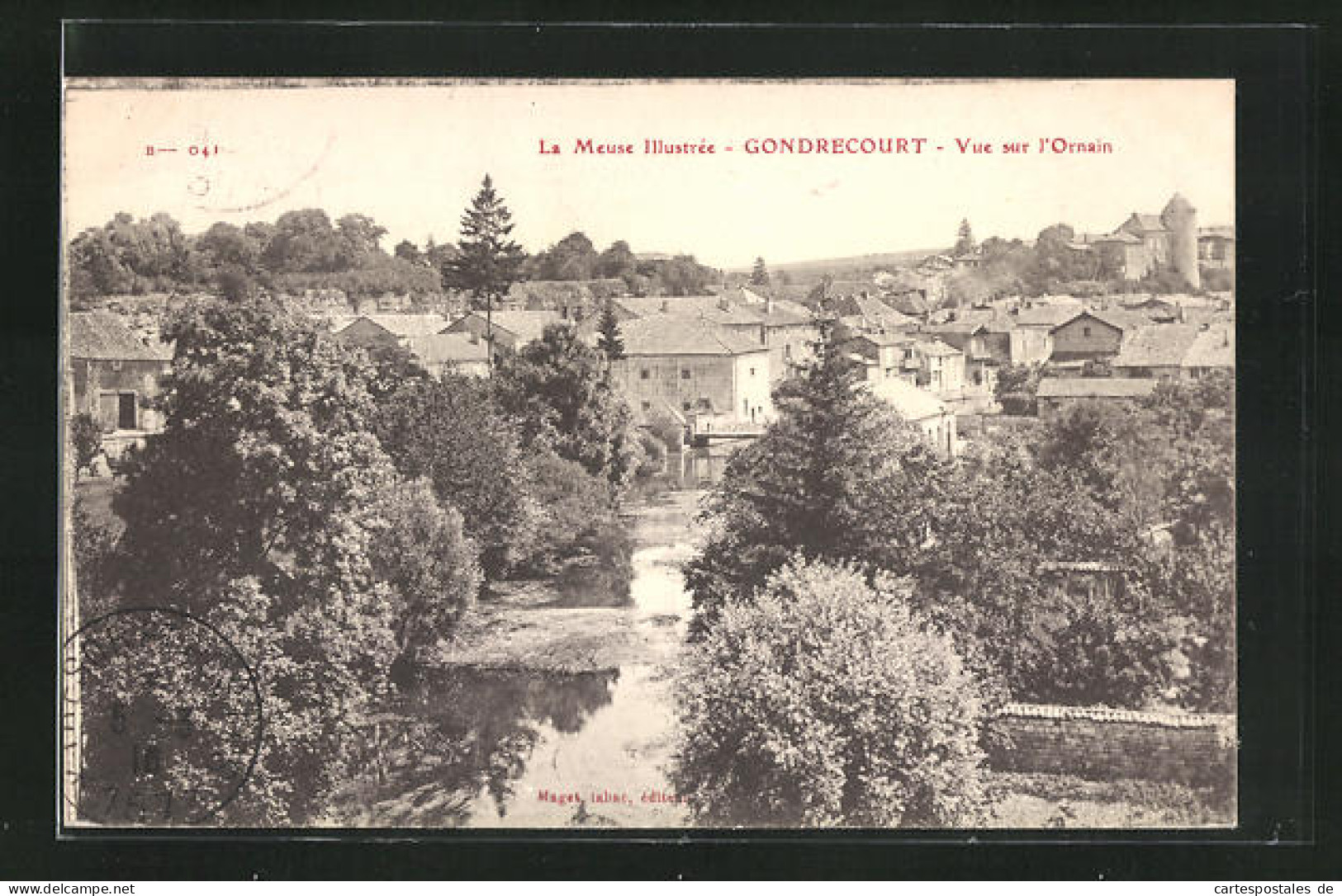 CPA Gondrecourt, Vue Sur L`Ornain  - Sonstige & Ohne Zuordnung