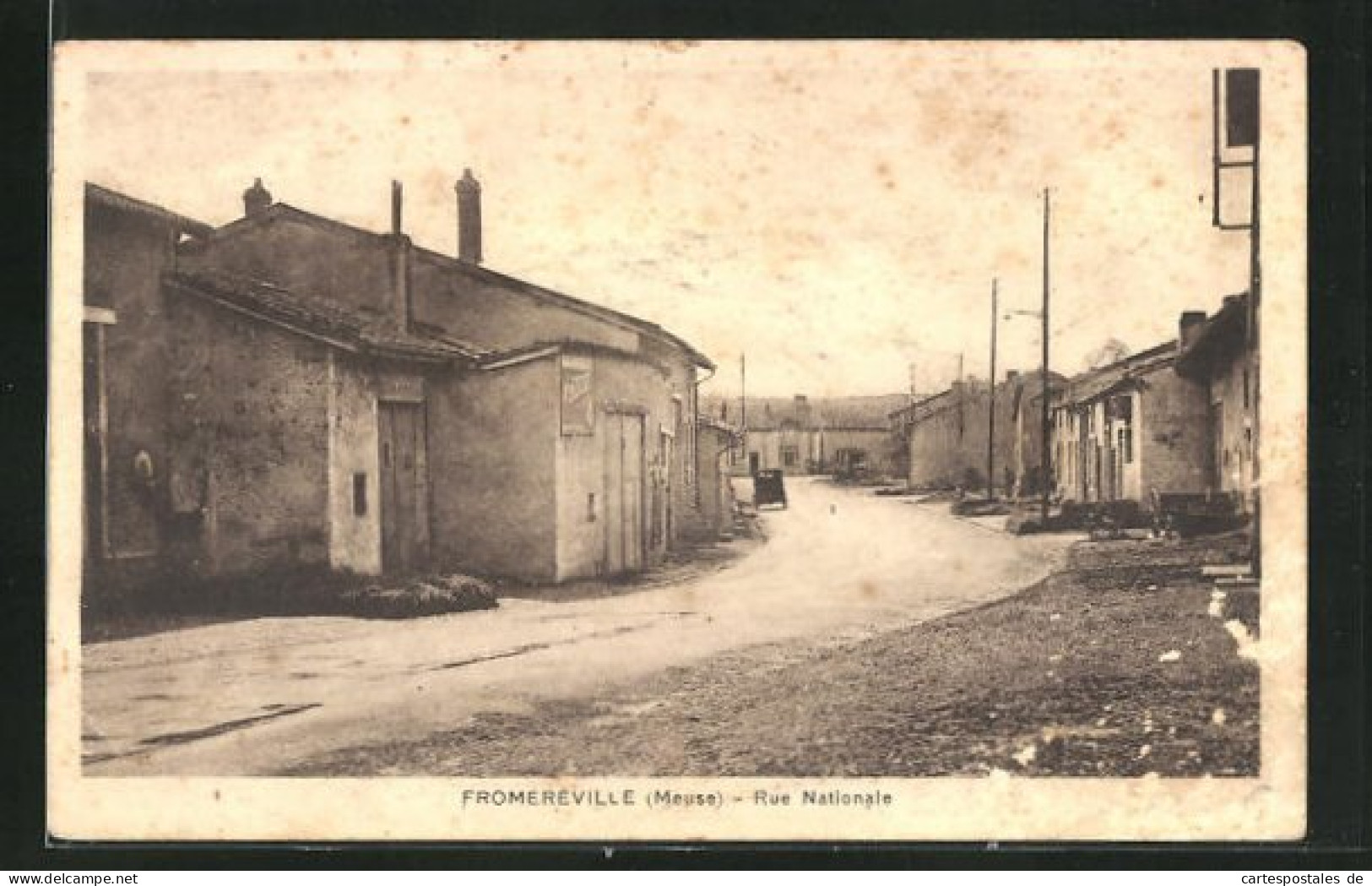 CPA Fromereville, Rue Nationale  - Other & Unclassified