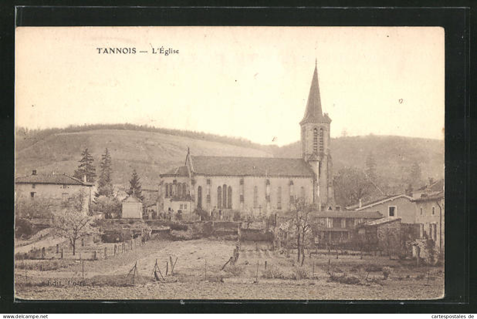 CPA Tannois, L`Èglise  - Other & Unclassified