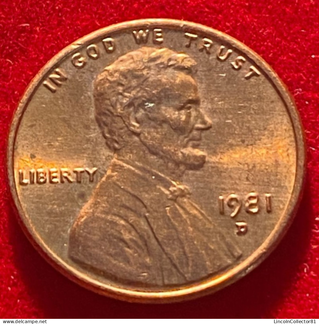 1981 D Lincoln Memorial Error Penny DDO - 1959-…: Lincoln, Memorial Reverse