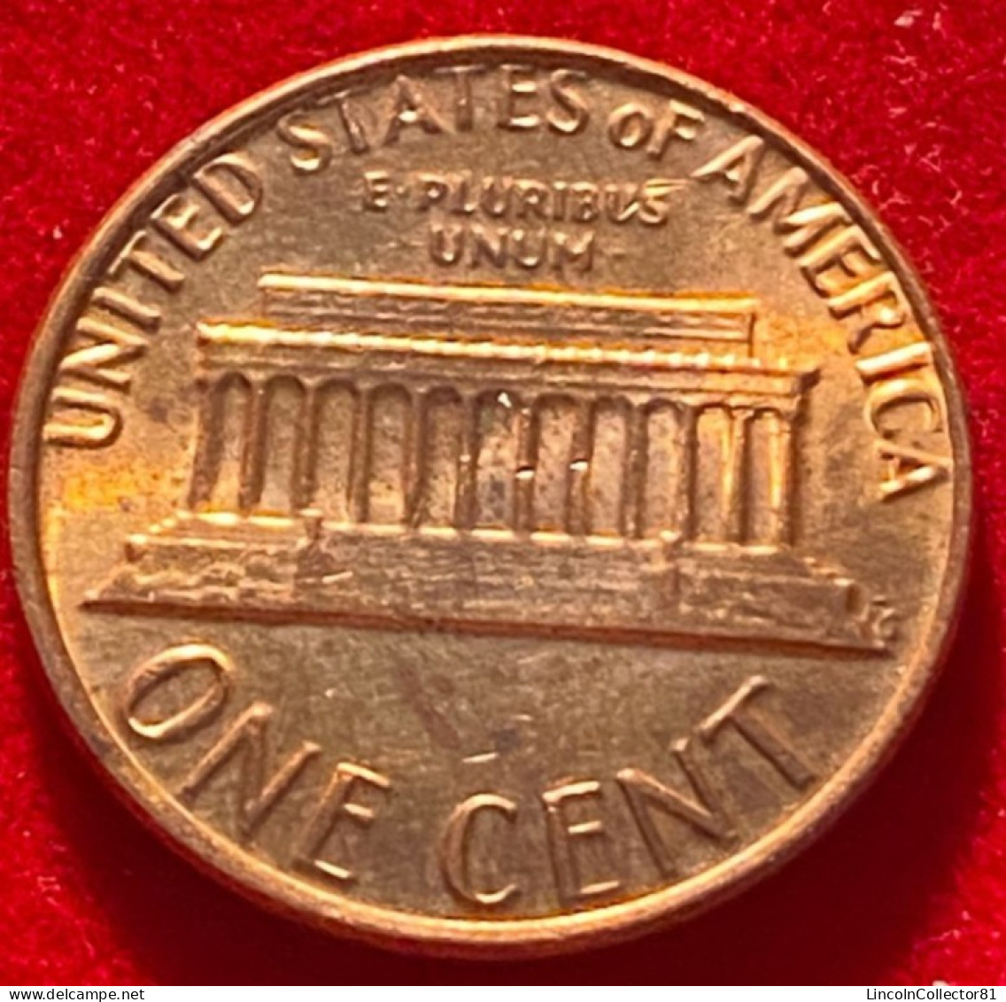 1981 D Lincoln Memorial Error Penny DDO - 1959-…: Lincoln, Memorial Reverse