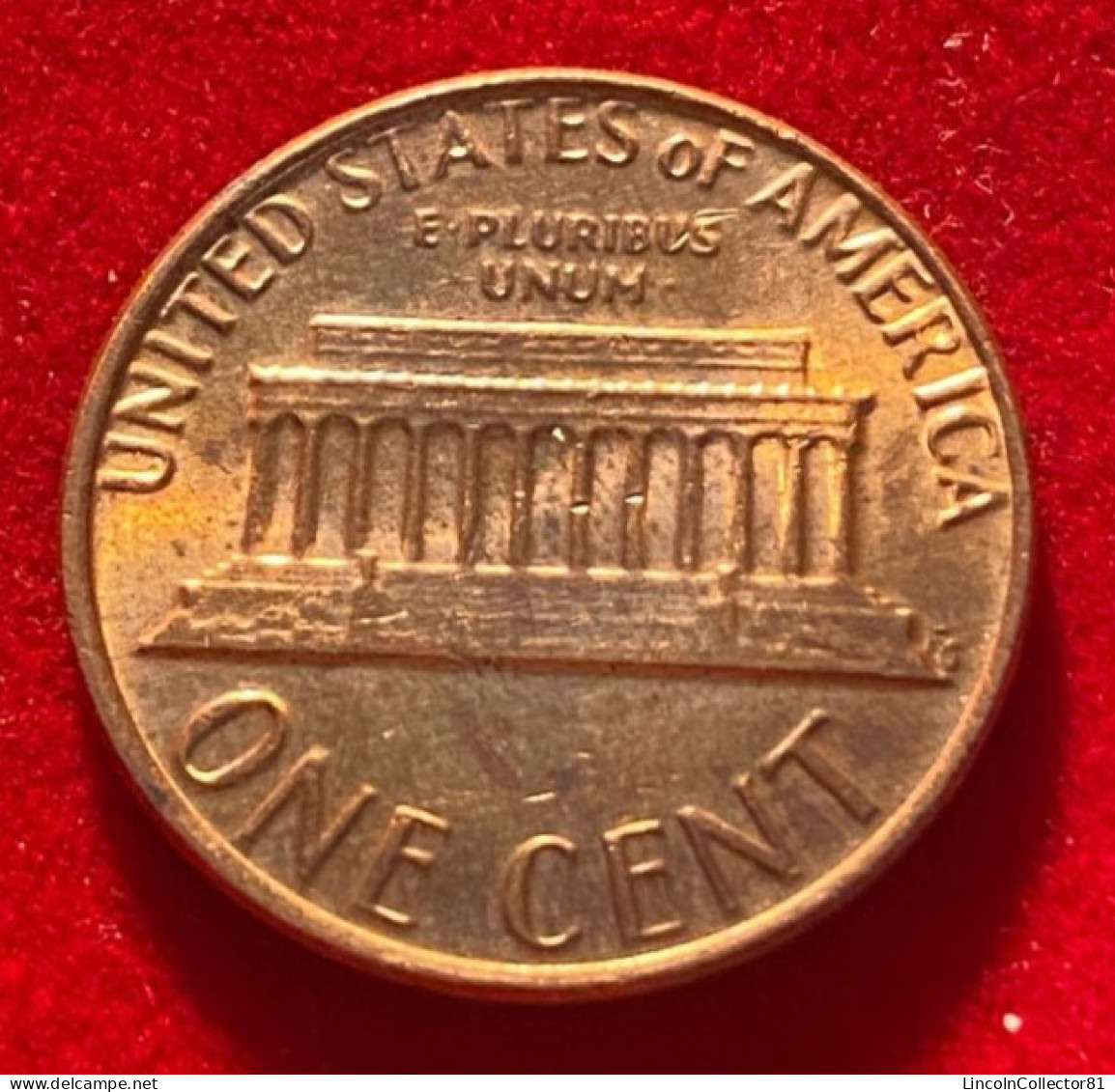 1981 D Lincoln Memorial Error Penny DDO - 1959-…: Lincoln, Memorial Reverse