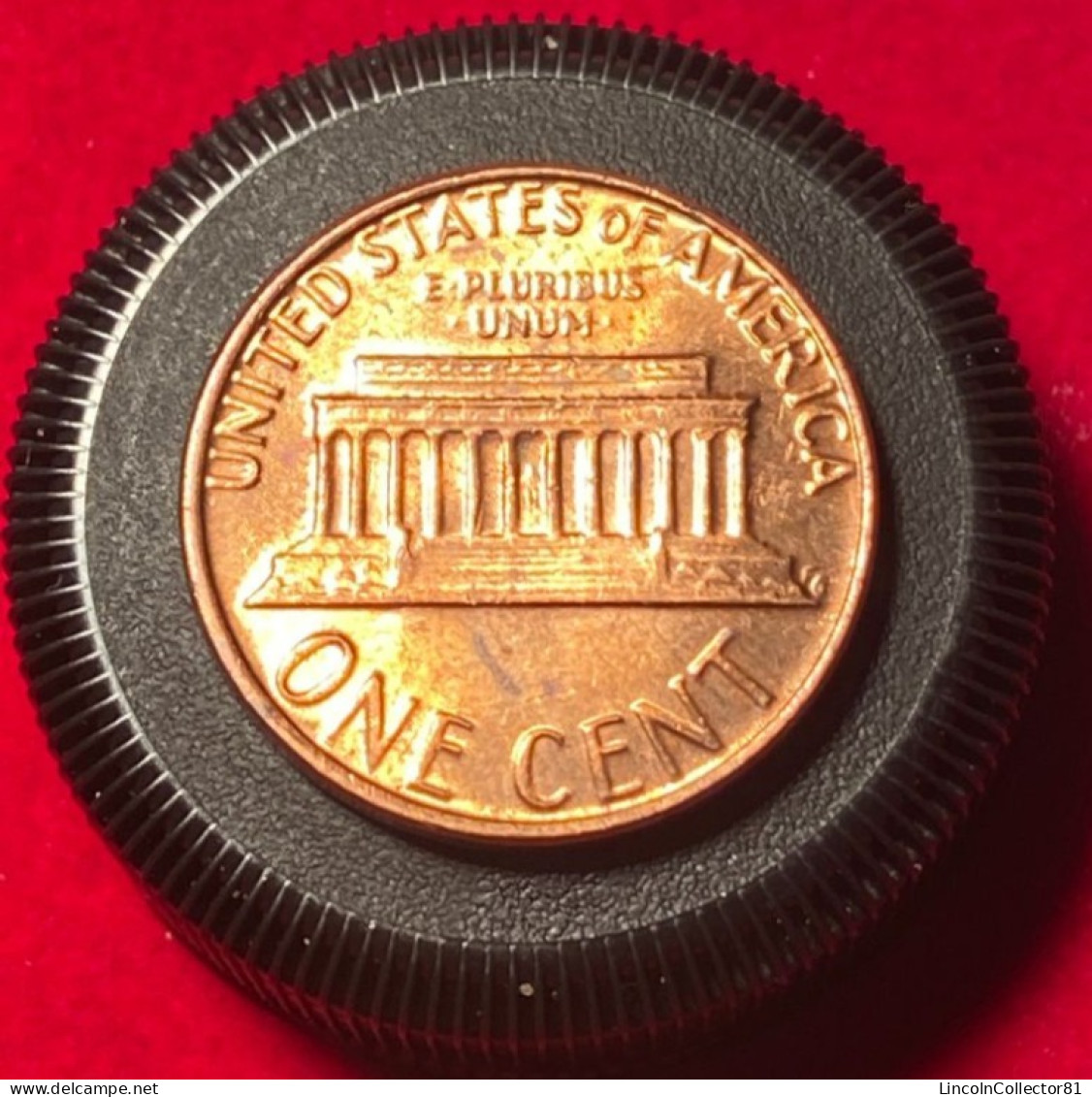 1981 D Lincoln Memorial Error Penny DDO