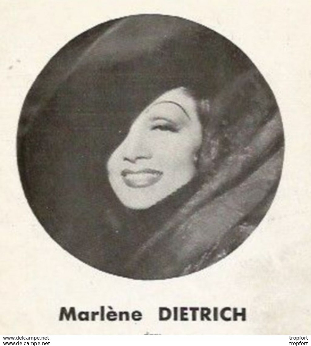 Bk / Vintage / Old French Movie Program // Programme Cinéma // Marlene DIETRICH Le Femme Et Le Pantin 1935 - Programmi