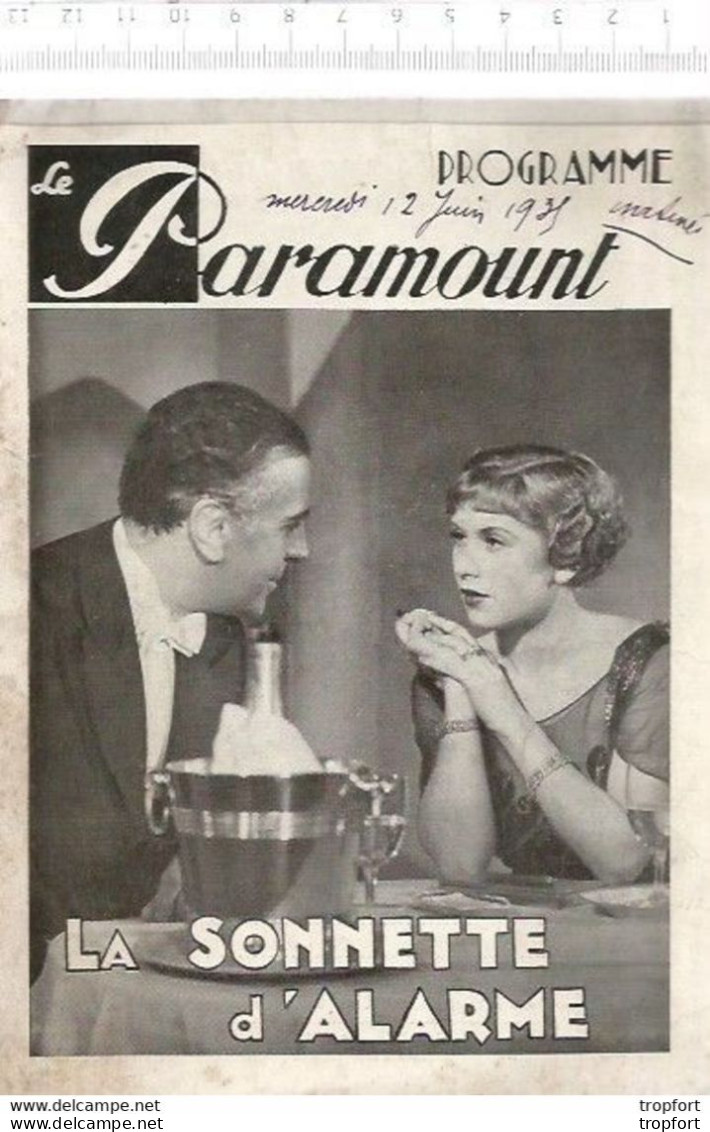 Bk / Vintage / Old French Movie Program // Programme Cinéma // Marlene DIETRICH Le Femme Et Le Pantin 1935 - Programmi