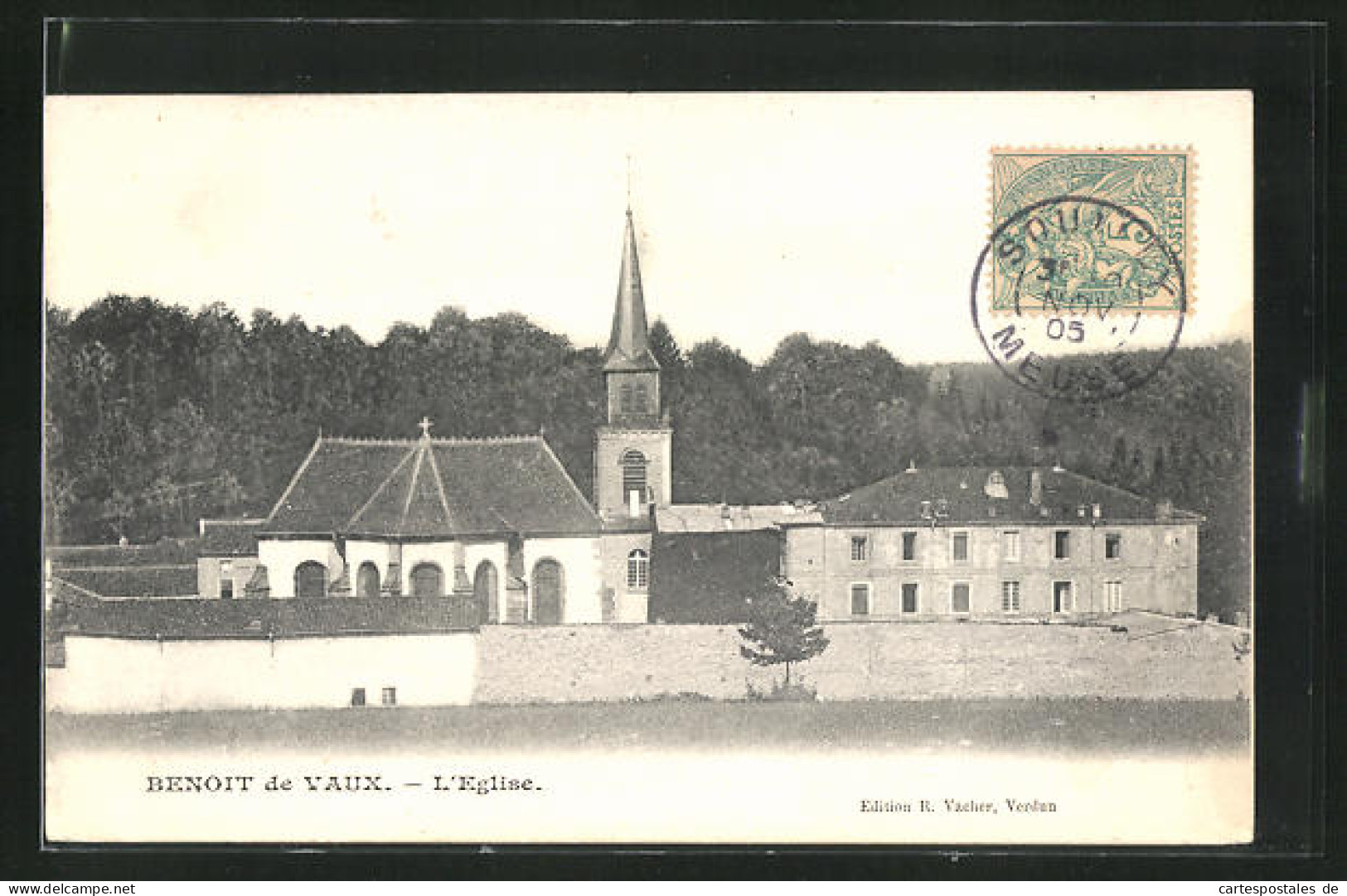 CPA Benoit-de-Vaux, L`Eglise  - Otros & Sin Clasificación
