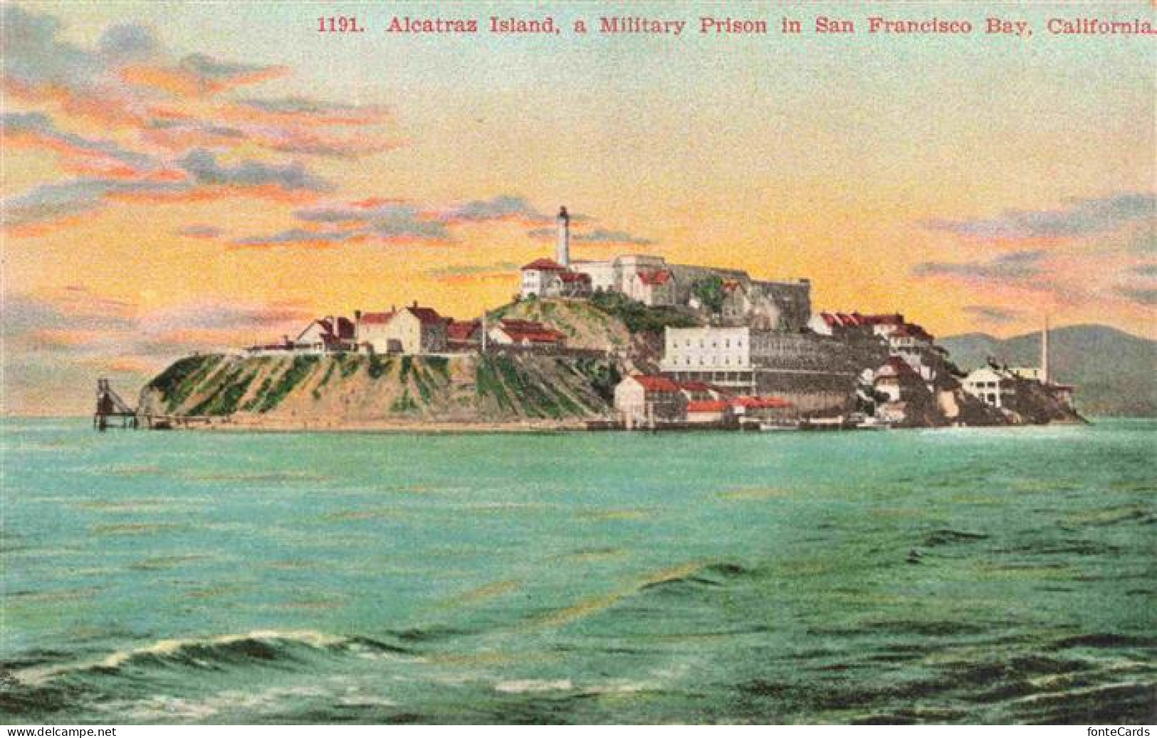 73973370 SAN_FRANCISCO_California_USA Alcatras Island Military Prison In San Fra - Other & Unclassified