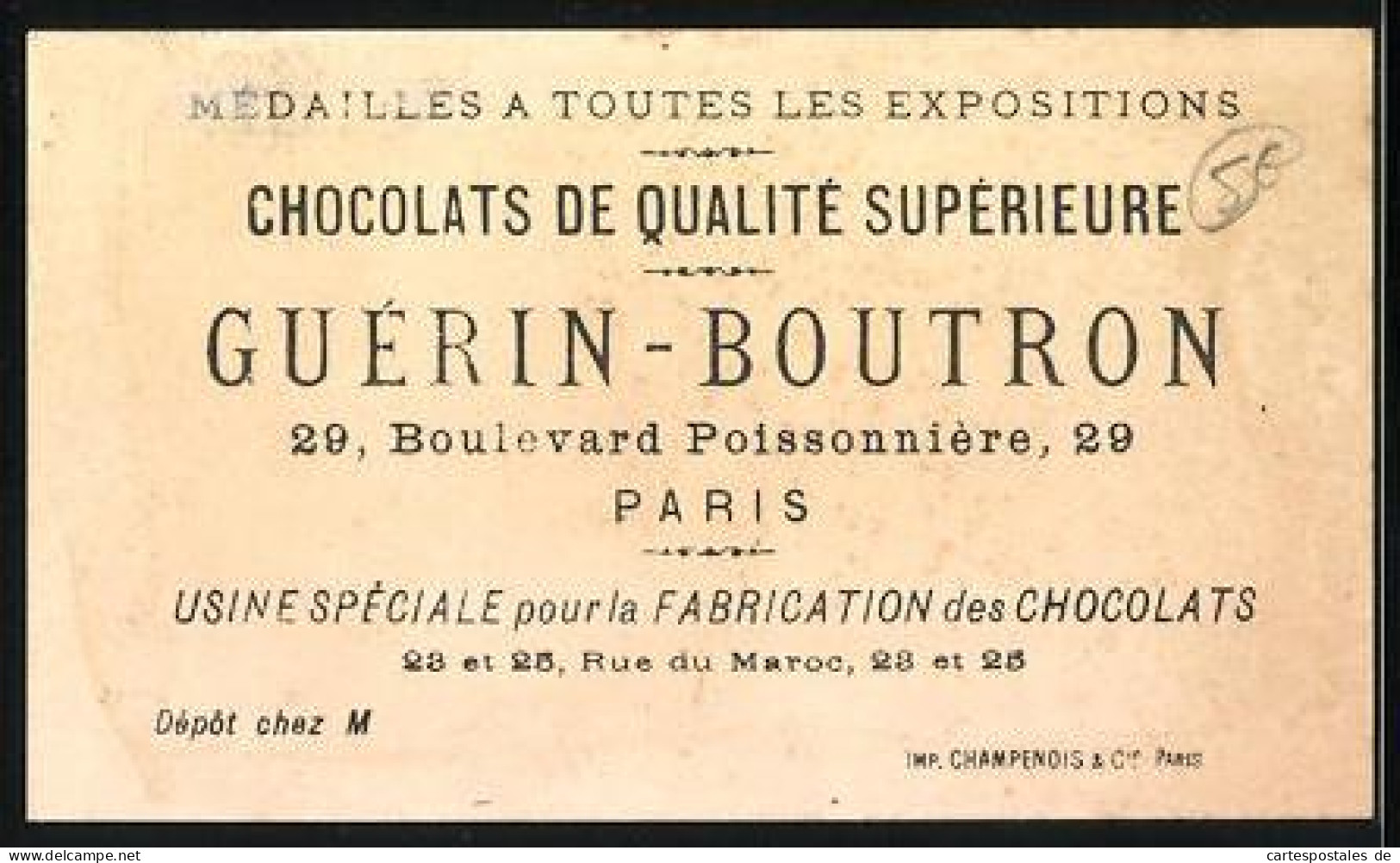 Sammelbild Chocolat Guérin-Boutron, En Avant Quatre, Kinder Spazieren Am Waldrand  - Other & Unclassified