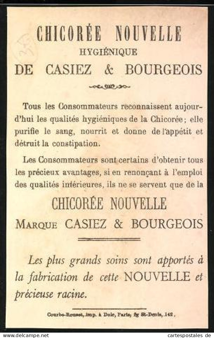 Sammelbild Casiez & Bourgeois, Chicorée Nouvelle, Le Feu, Knabe Mit Brennendem Papier  - Tea & Coffee Manufacturers