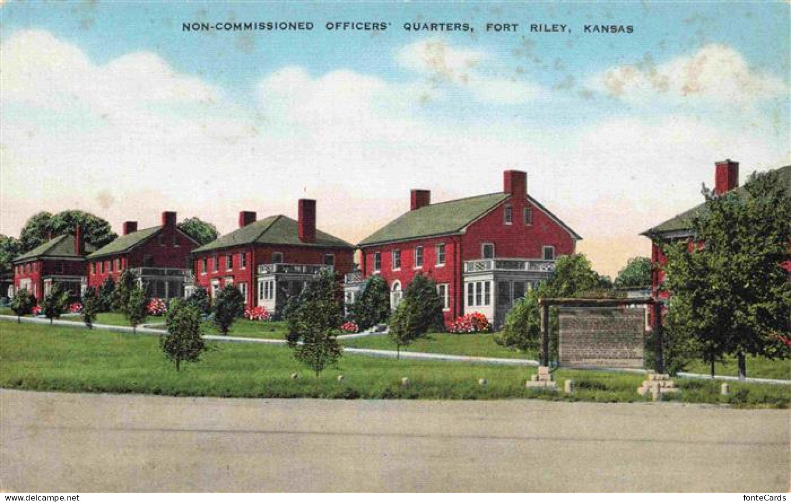 73973362 Fort_Riley_Kansas_USA Non-Commissiones Officers' Quarters - Andere & Zonder Classificatie