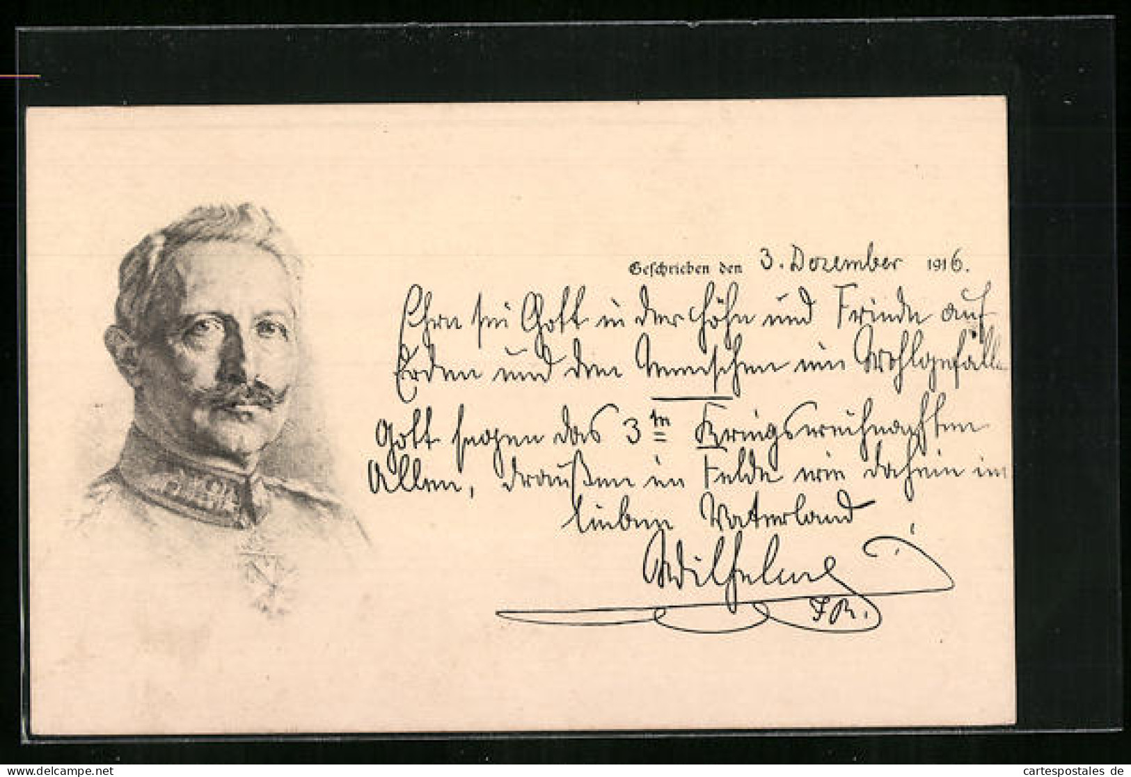 Künstler-AK Portrait Von Kaiser Wilhelm II.  - Royal Families