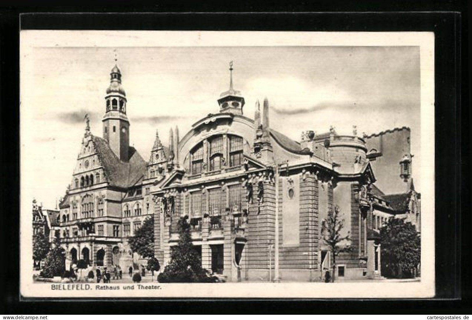 AK Bielefeld, Rathaus Und Theater  - Théâtre