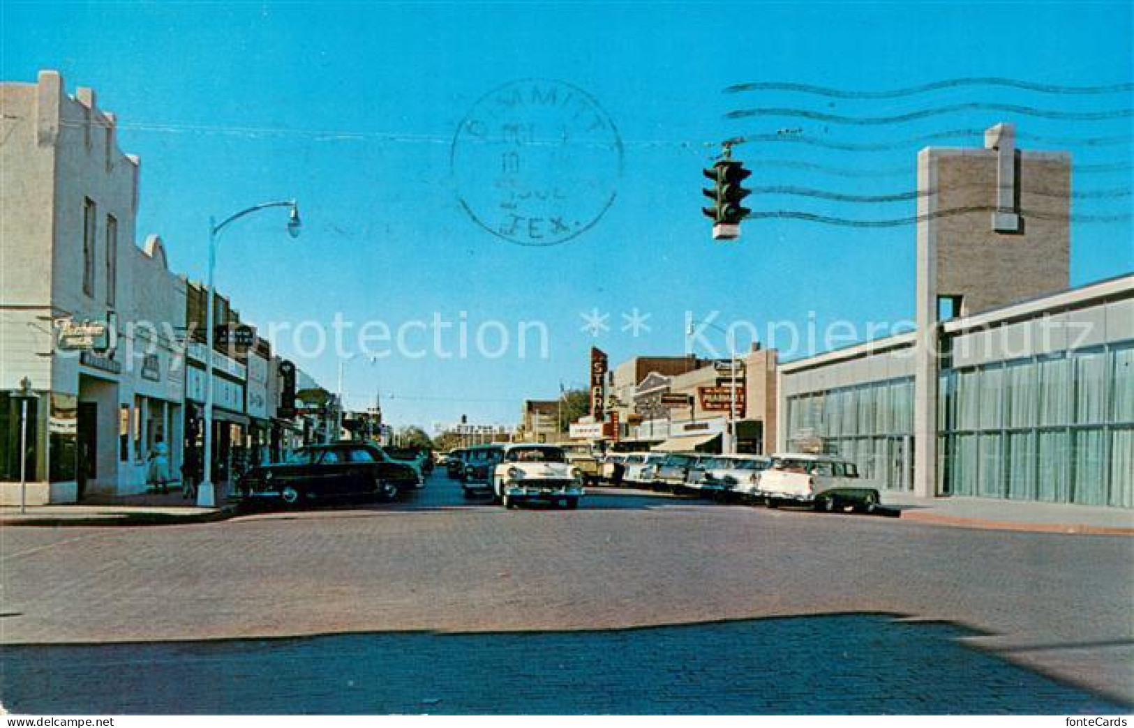 73764079 Hereford_Texas Looking Nort On Main Street  - Andere & Zonder Classificatie