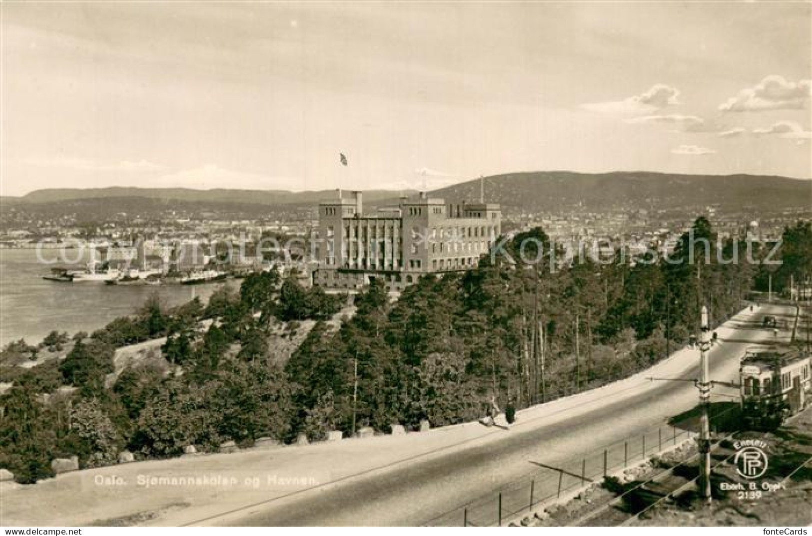 73764055 Oslo  Norway Sjomannskolen Og Havnen  - Noruega