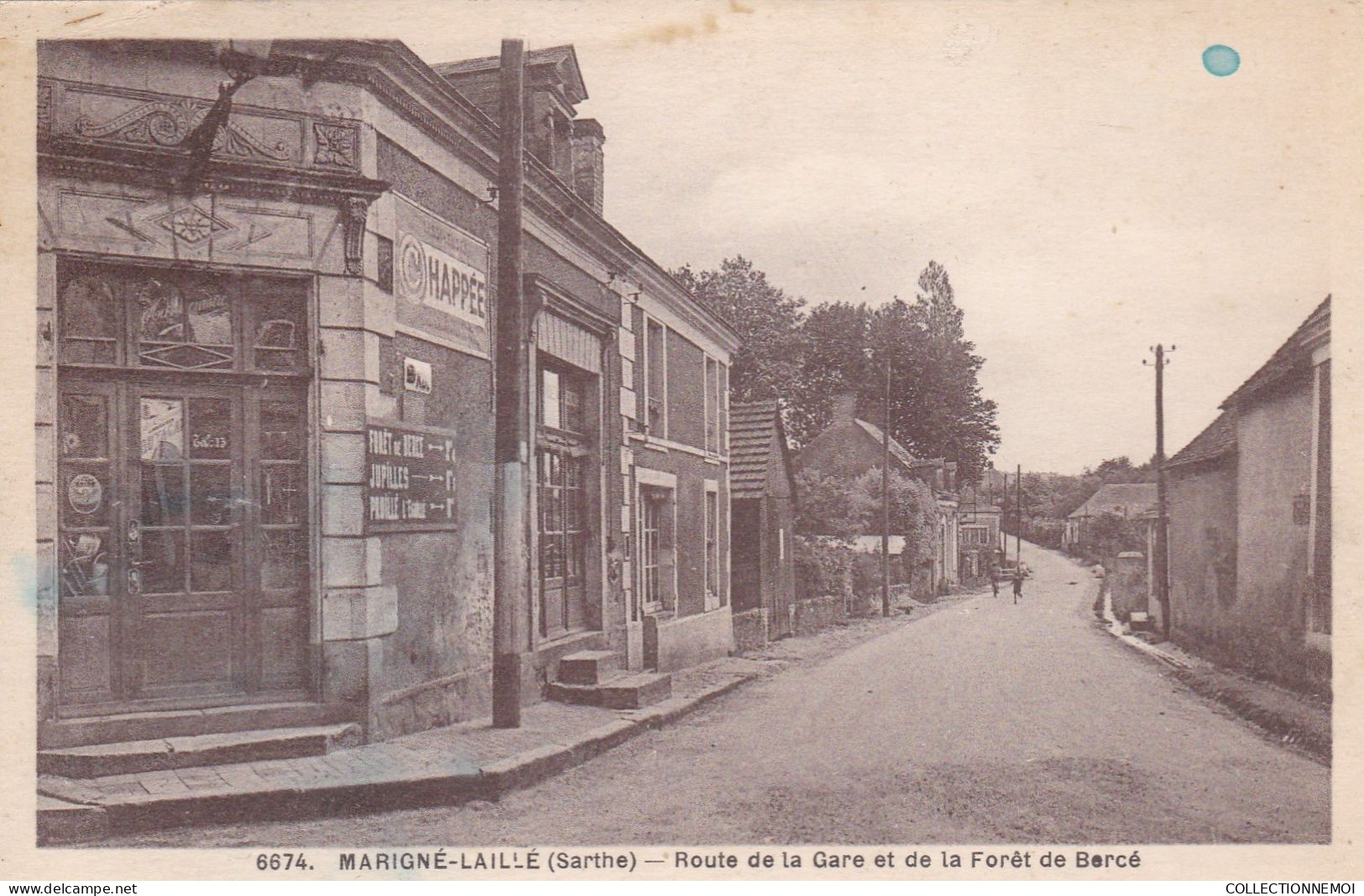 MARIGNE-LAILLE ,, Route De La Gare Et De La Foret - Sonstige & Ohne Zuordnung