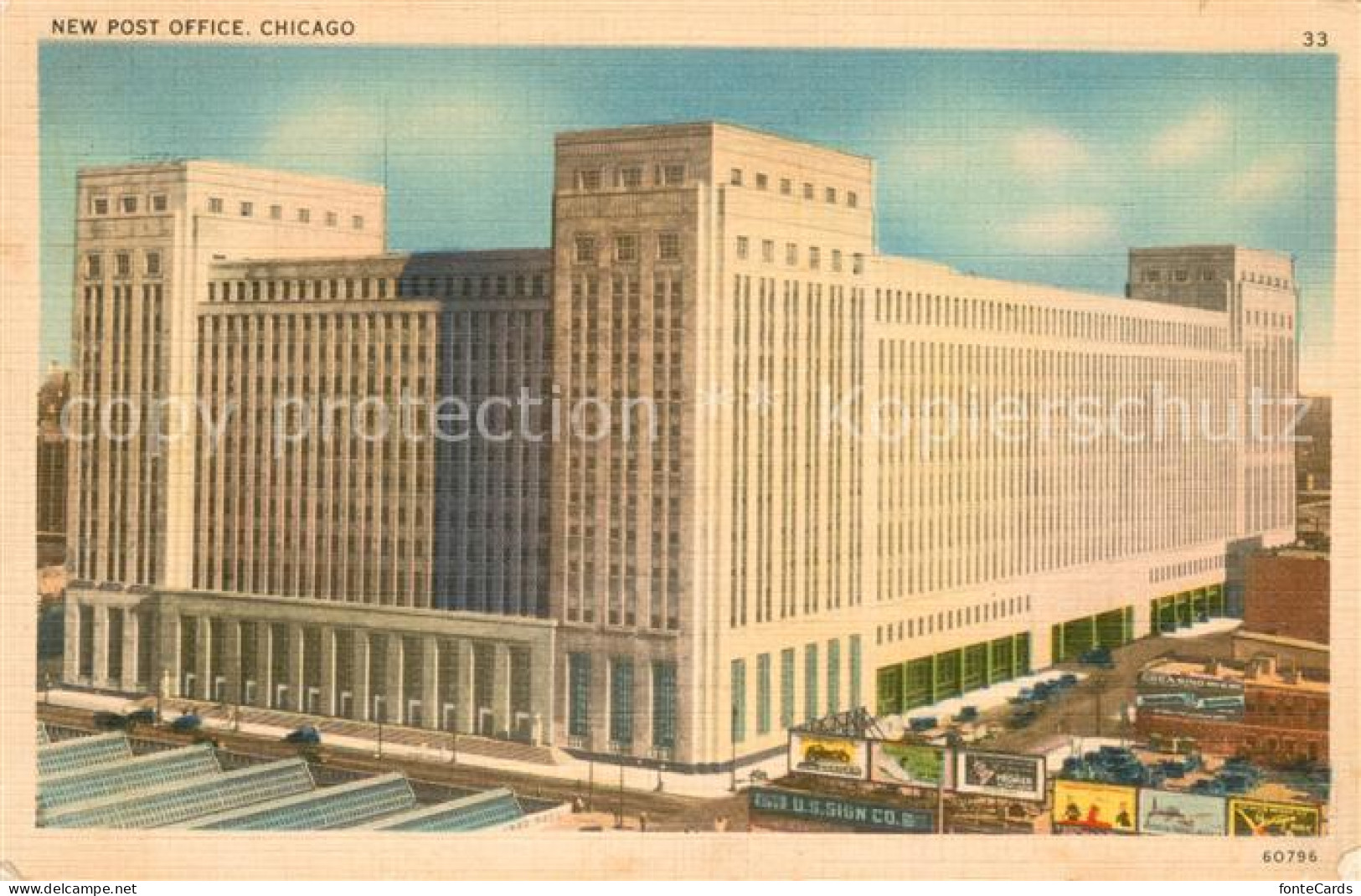 73764028 Chicago_Illinois New Post Office - Andere & Zonder Classificatie