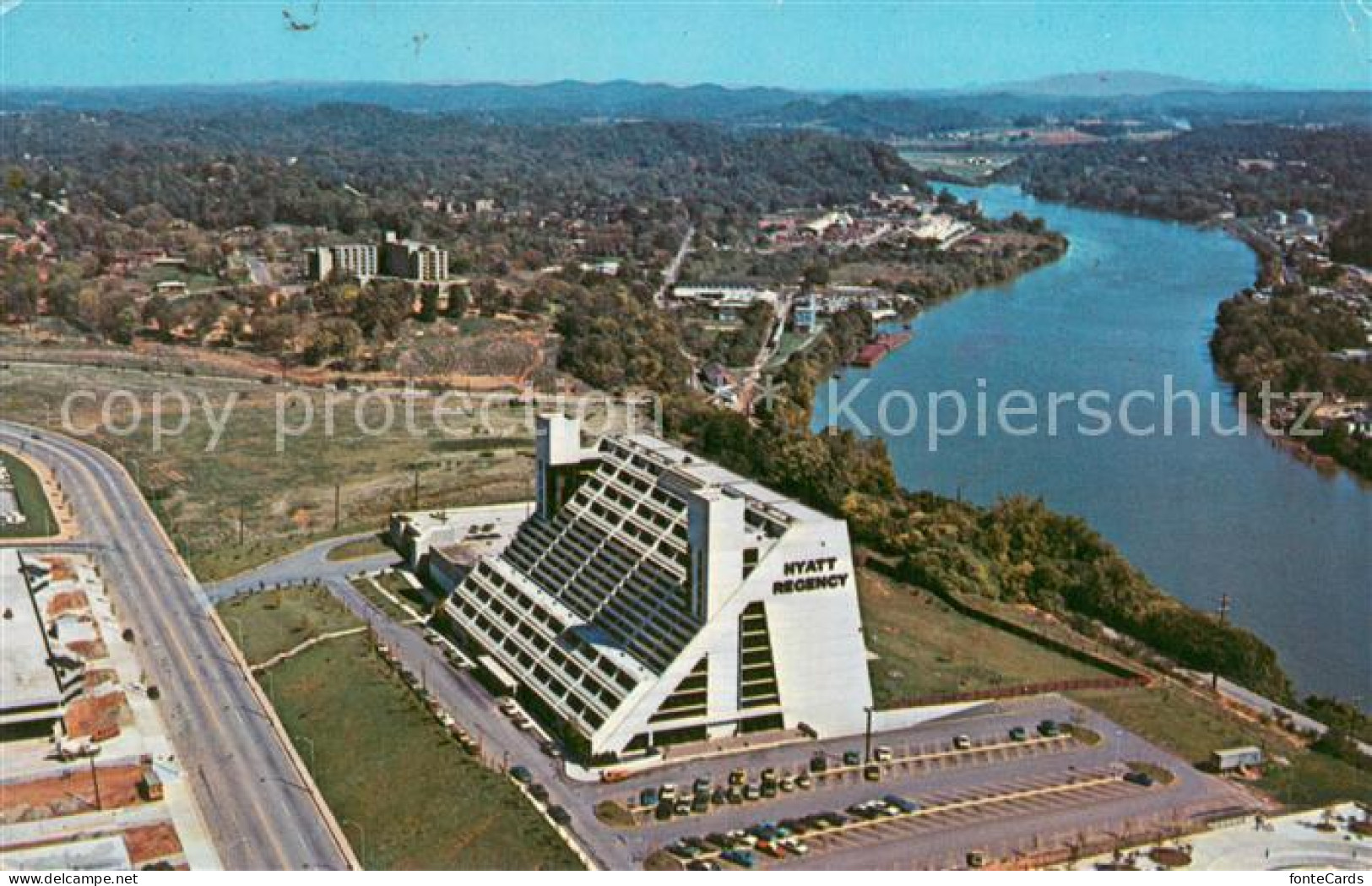 73764014 Knoxville_Tennessee Hyatt Regency Tennessee River Air View - Andere & Zonder Classificatie