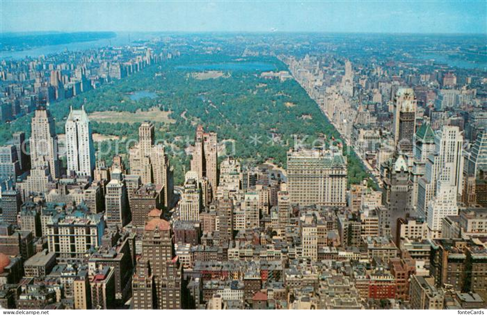 73764008 New_York_City Looking North From RCA Building Central Park And Upper Ma - Otros & Sin Clasificación