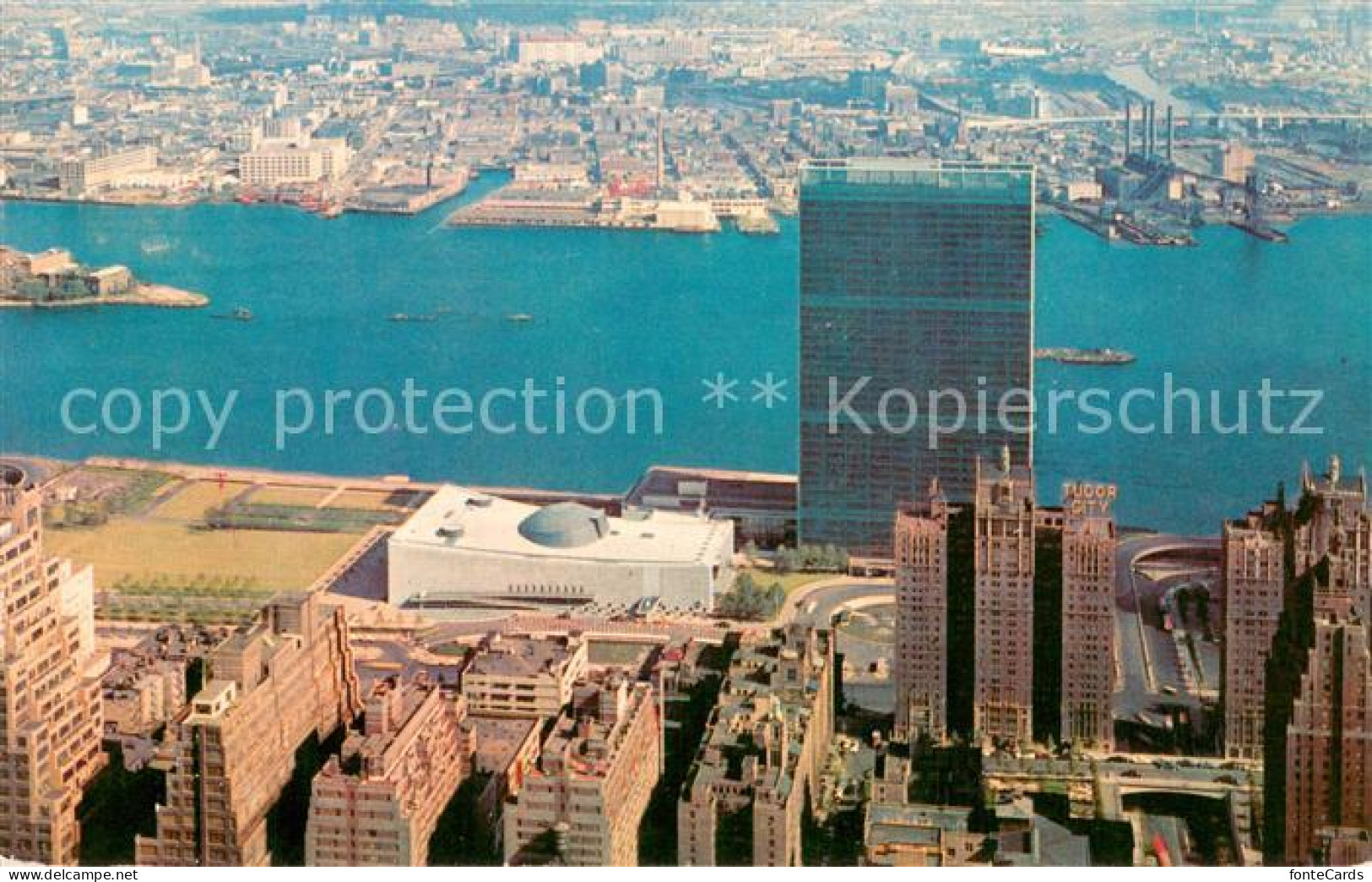 73764006 New_York_City United Nations Buildings And The East River - Other & Unclassified