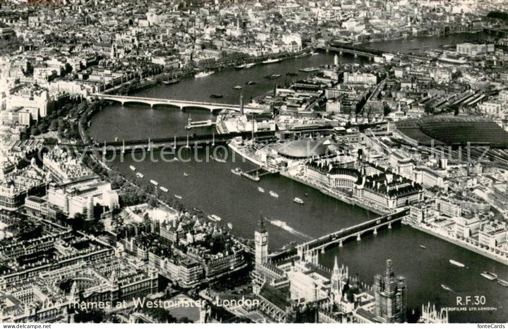 73763707 London__UK The Thames At Westminster Fliegeraufnahme - Otros & Sin Clasificación