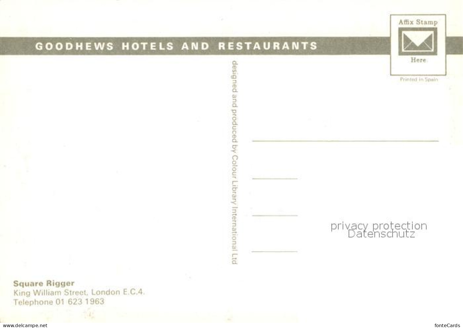 73530262 London Square Rigger Goodhews Hotels And Restaurants - Other & Unclassified