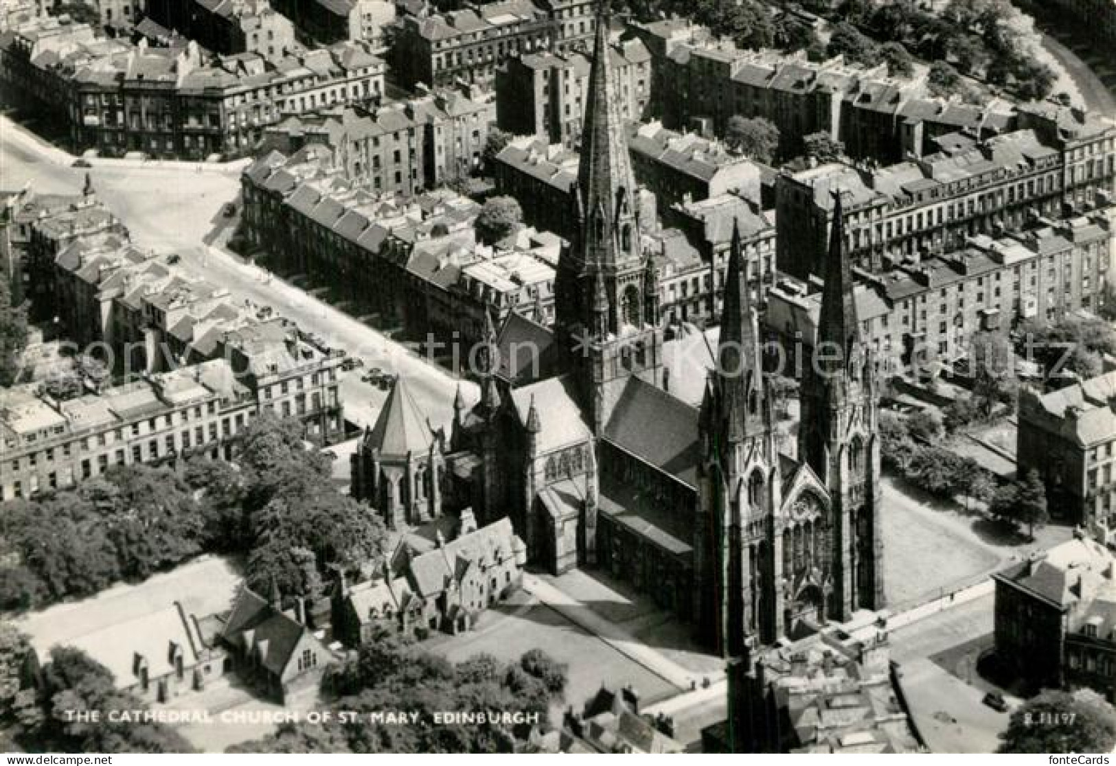 73522854 Edinburgh Cathedral Church Of St Mary Aerial View Edinburgh - Sonstige & Ohne Zuordnung