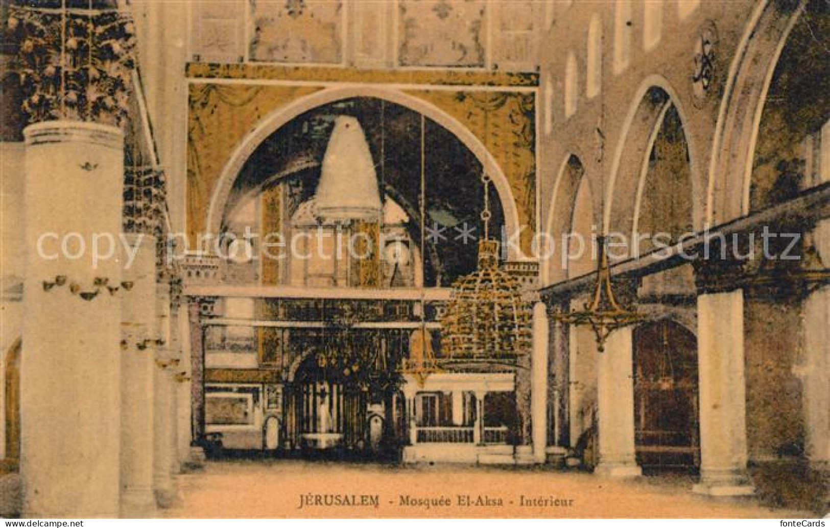 73519564 Jerusalem Yerushalayim Mosquee El Aksa Interieur Jerusalem Yerushalayim - Israel