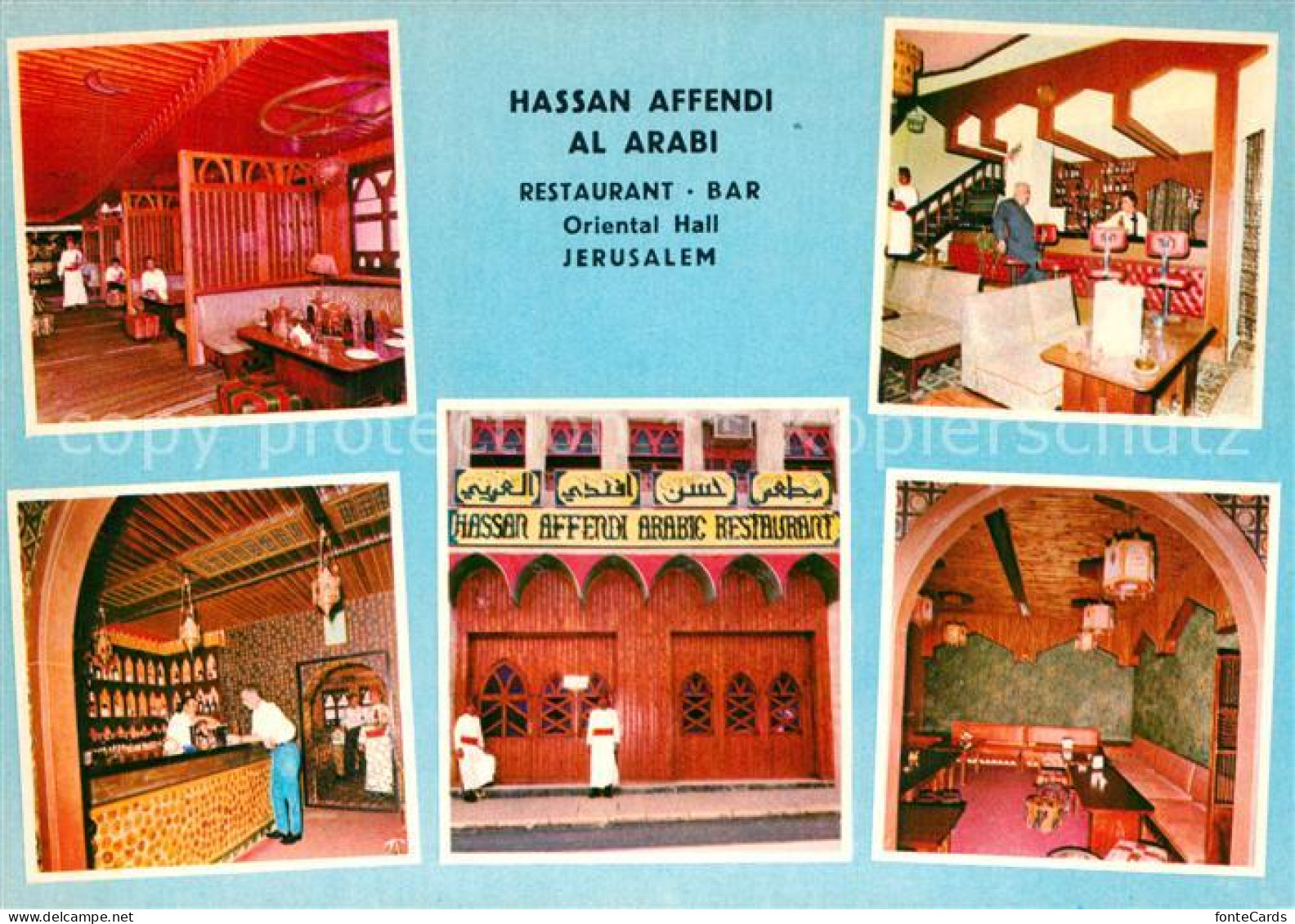 73517529 Jerusalem Yerushalayim Restaurant Bar Hassan Affendi Al Arabi Oriental  - Israel
