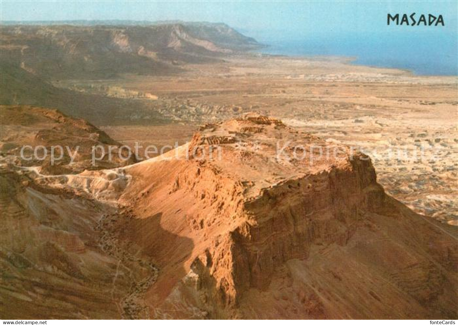 73517077 Masada Fliegeraufnahme Felsen Masada - Israël