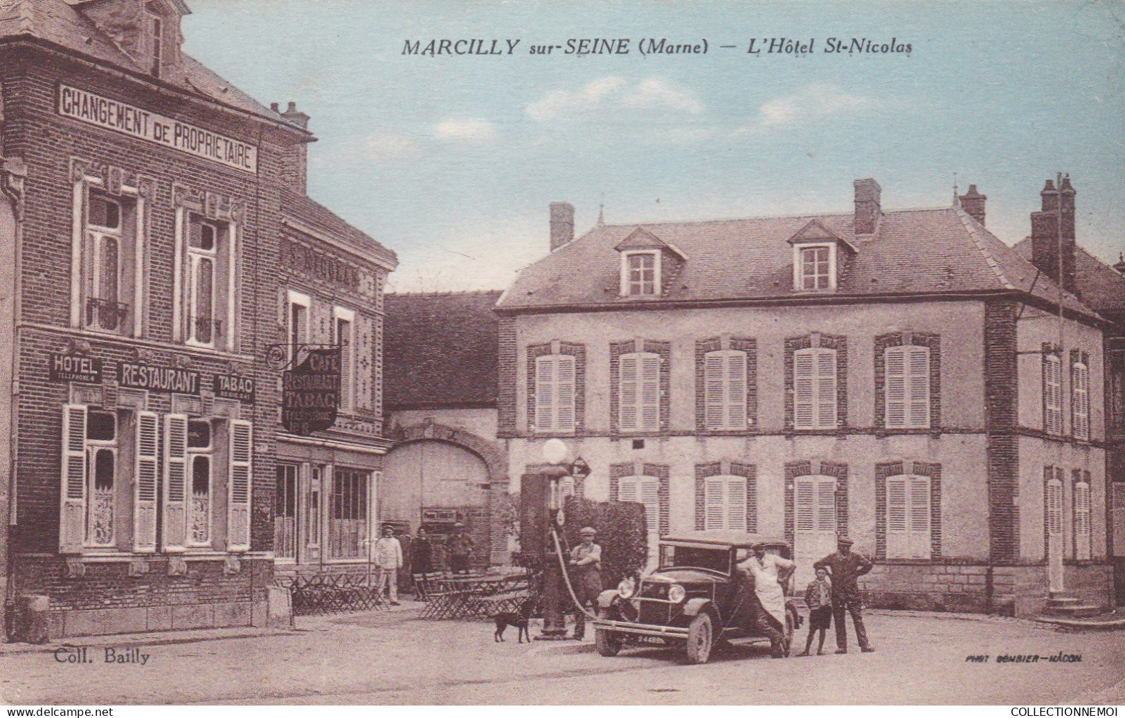 MARCILLY Sur SEINE ,,, L'hotel Saint Nicolas - Altri & Non Classificati