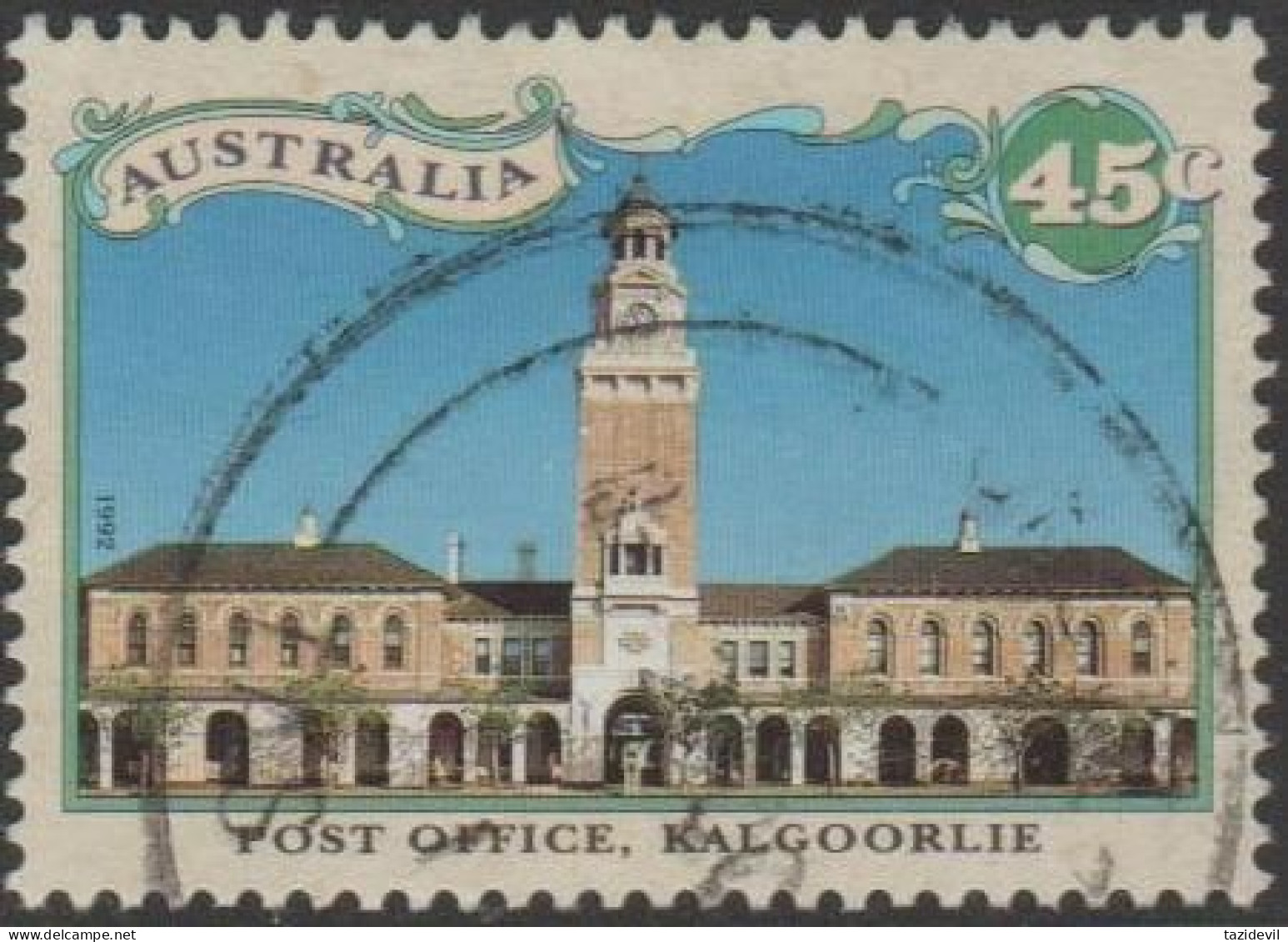 AUSTRALIA - USED 1992 45c Desert Gold - Post Office Kalgoorlie - Gebruikt