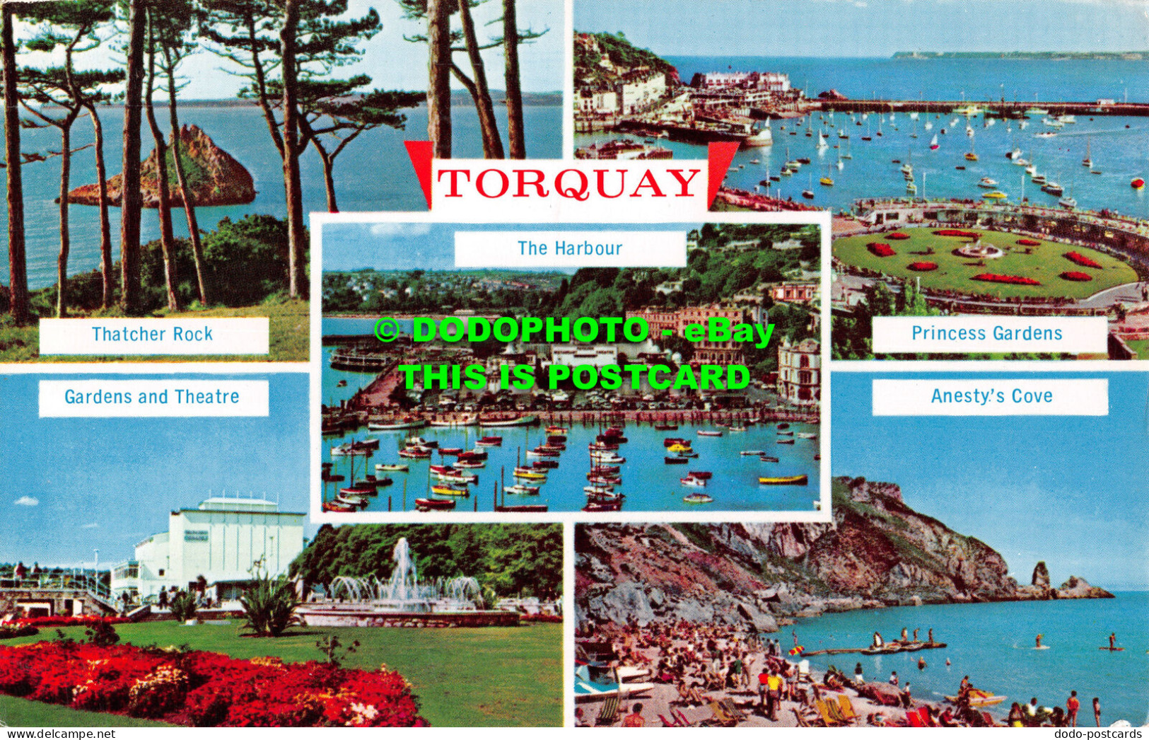 R523998 Torquay. Thatcher Rock. The Photographic Greeting Card. Natural Colour S - World