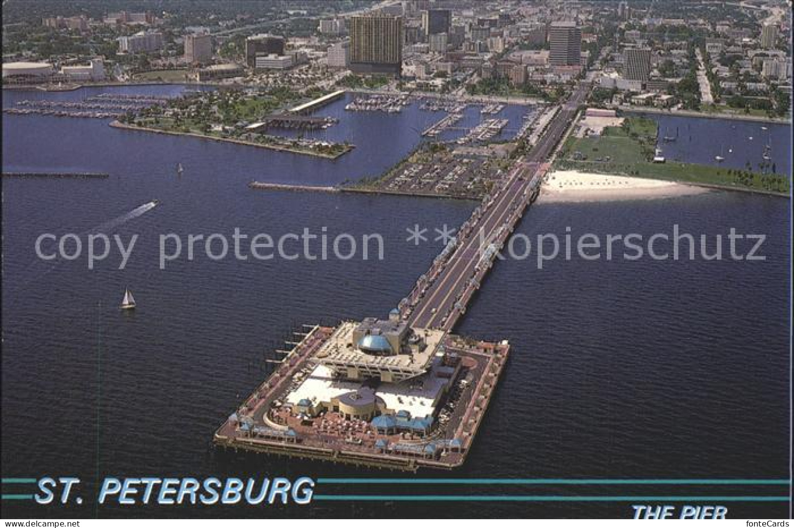 72238620 St_Petersburg_Florida Pier Downtown Aerial View - Autres & Non Classés